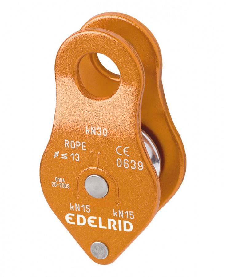 Edelrid Pulley Easy Orange ,<13mm