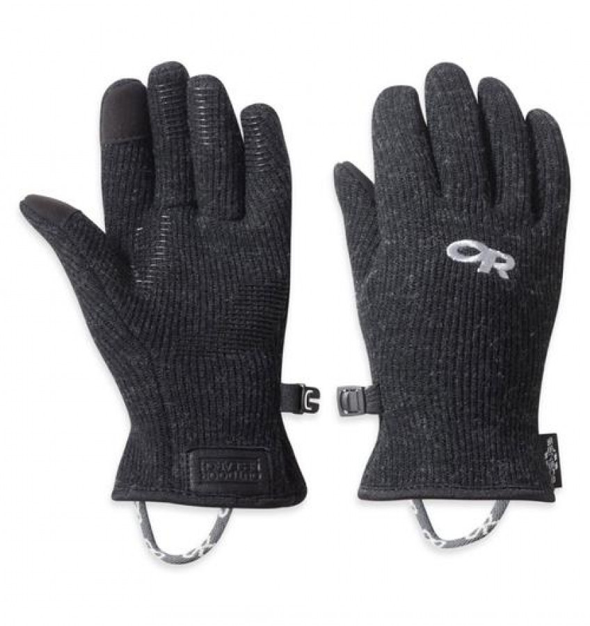 Gloves flurry kids M black