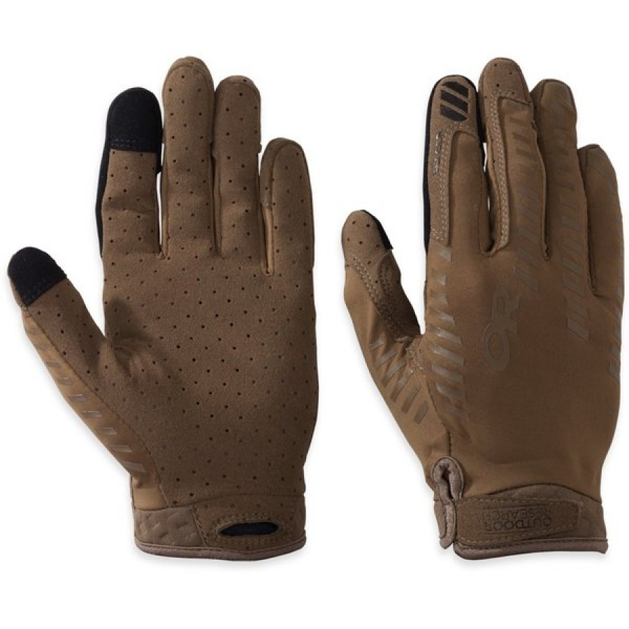 Gloves aerator M coyote