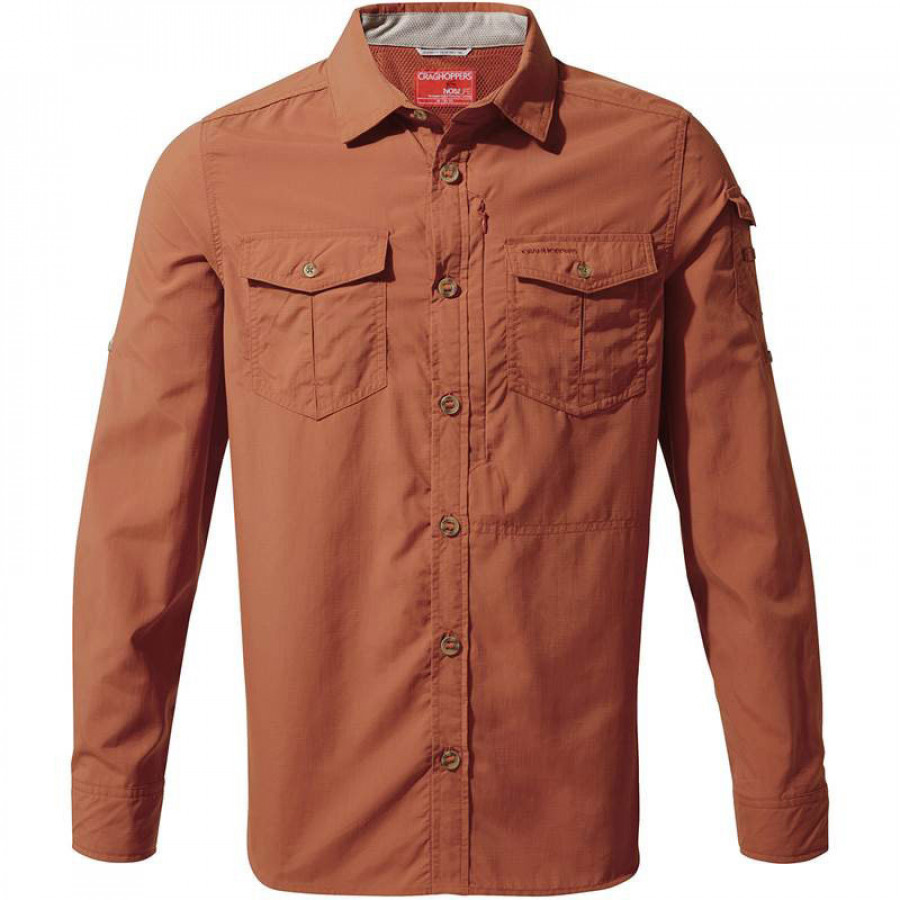 Vêtement Technique Voyage Chemise Craghoppers Nosilife Adventure - Protection Anti-insectes Chemise Randonnée Homme