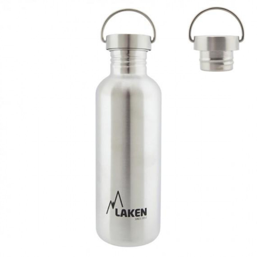 Laken Stainless Steel basic bottle 1L screw cap
