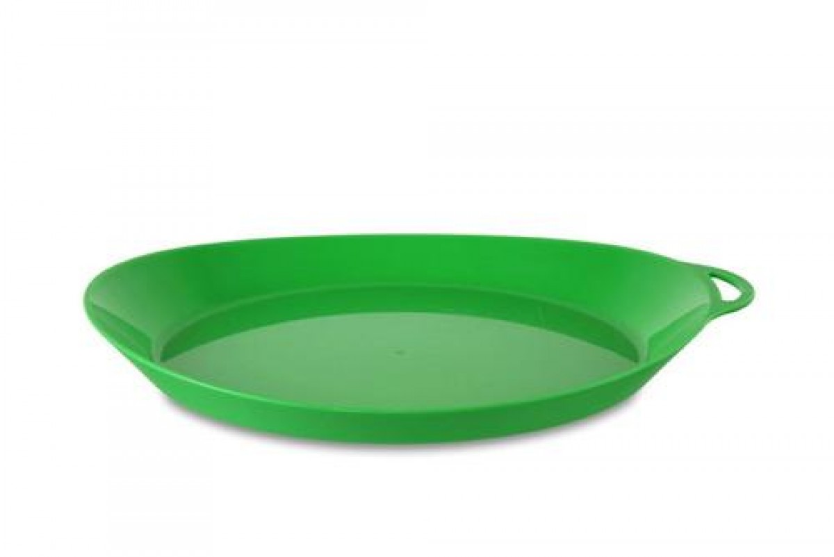 Plate ellipse green LifeVenture
