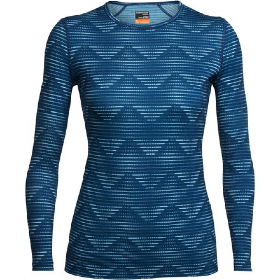 Oasis LS crewe WXL diamond line Ice blue