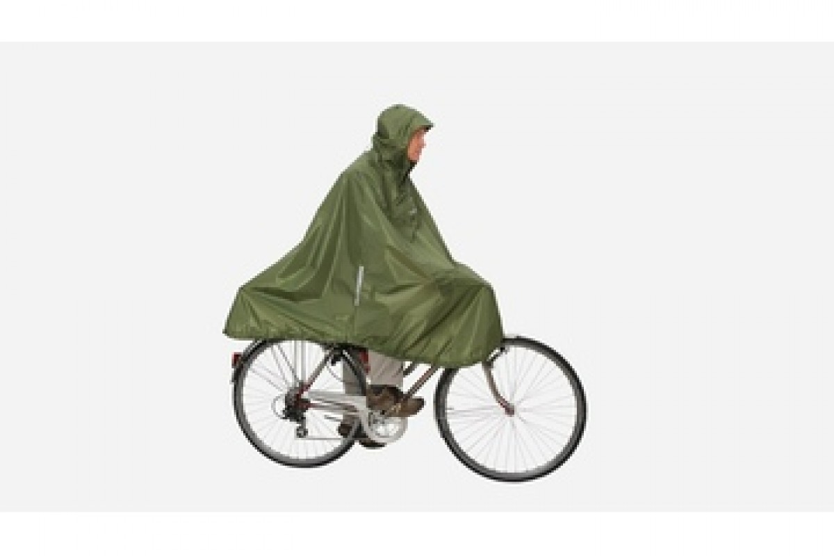 Poncho Daypack & Bike Green