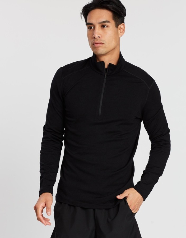 Icebreaker Tech LS half zip M black 260
