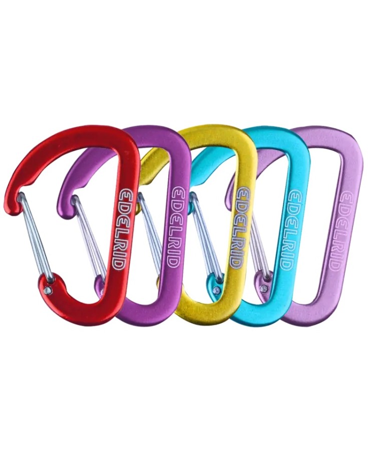 Edelrid Micro 0 accessory carabiner assorted colours, each