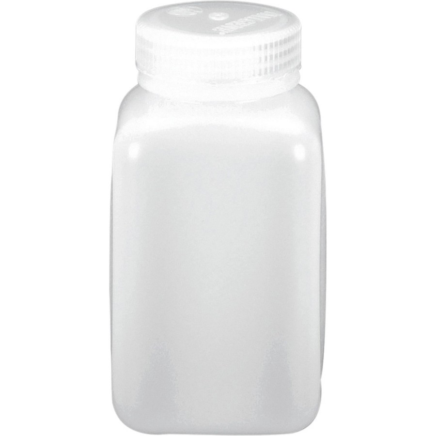 Nalgene Wide Mouth Square HDPE Container 500ml