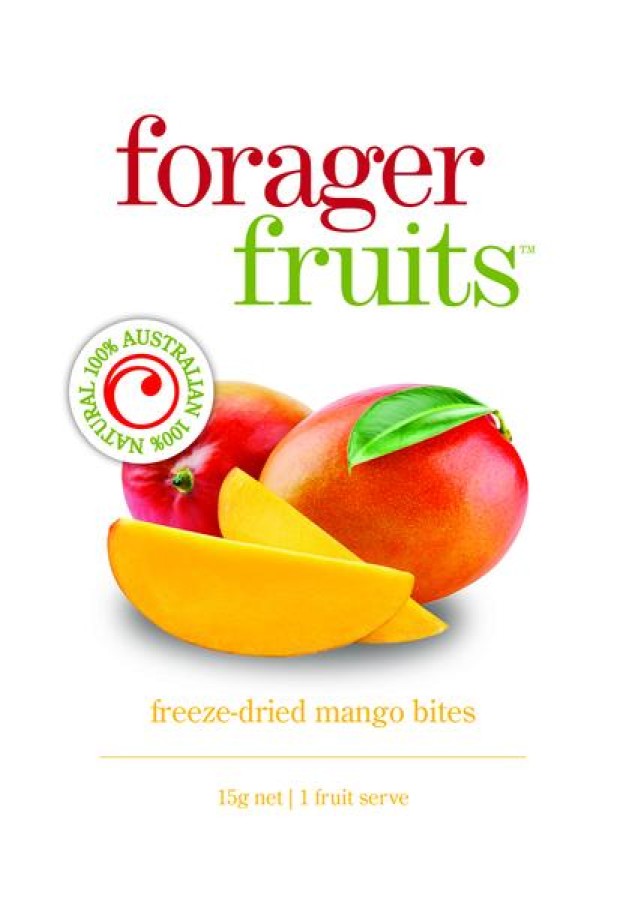 Forager Fruits Freeze-Dried Mango Bites 15g