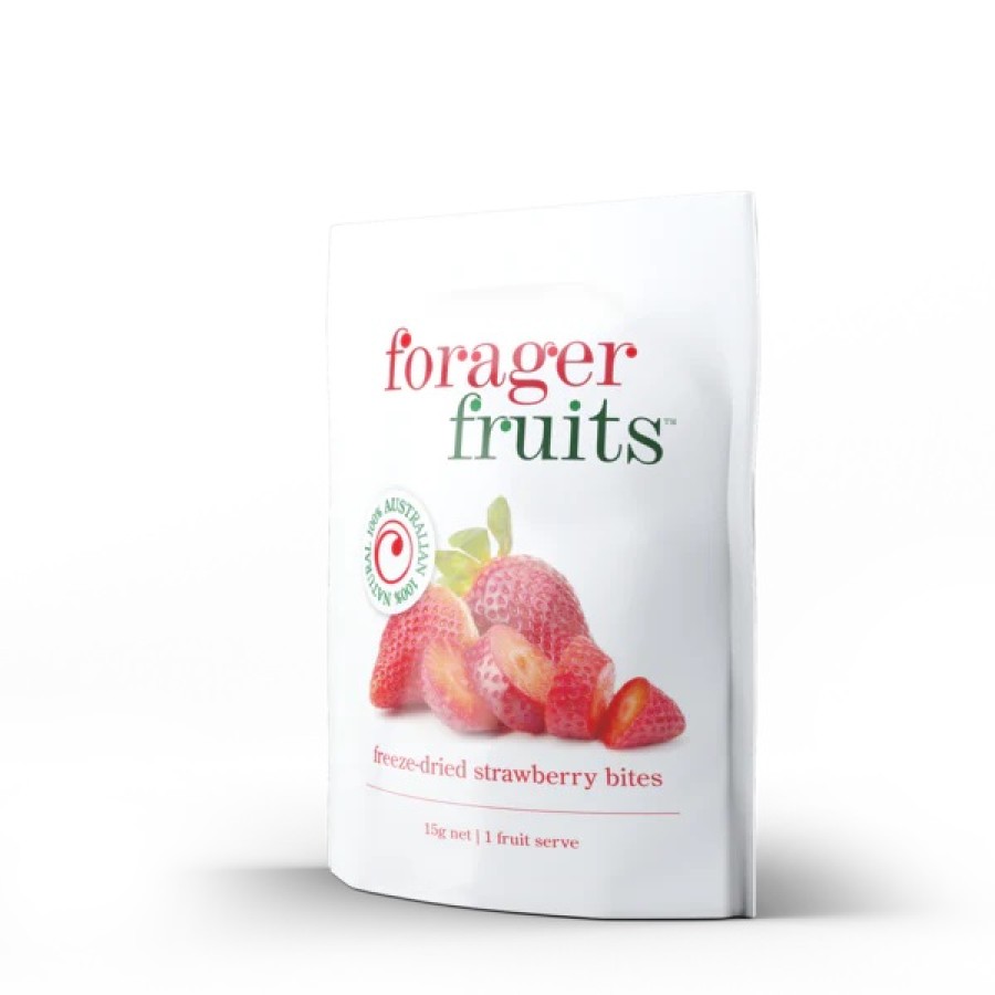 Forager Fruits Freeze-Dried Strawberry Bites 15g