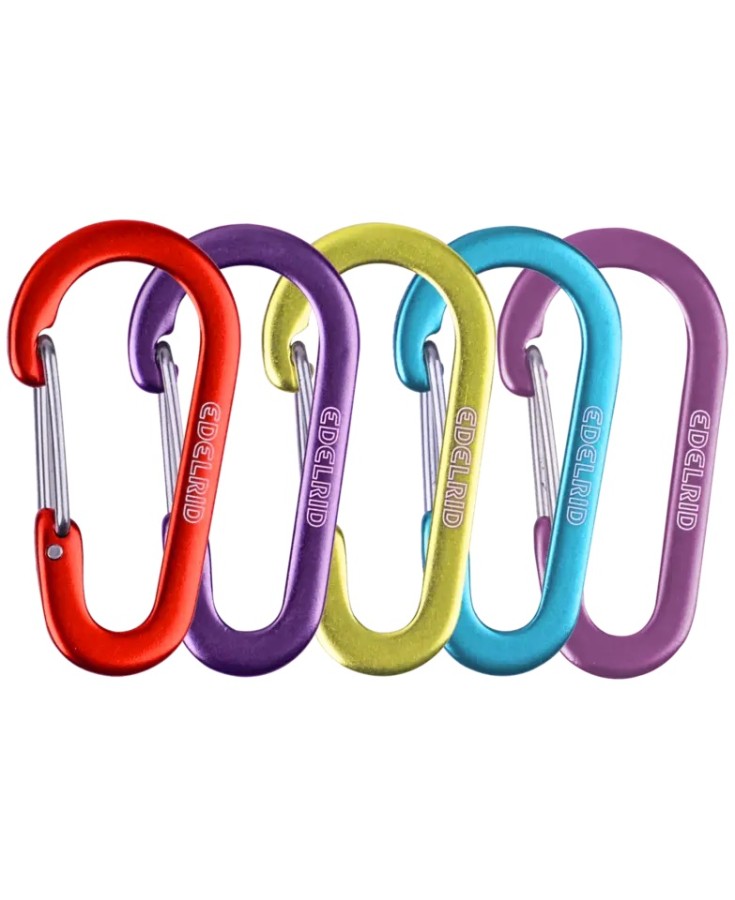 Edelrid Micro 3 accessory carabiner assorted colours, each