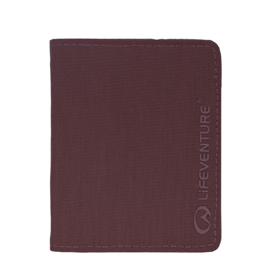 LifeVenture RFID Protected Tri-Fold Wallet Purple