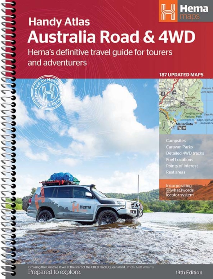 Hema Australia Road & 4WD Handy – 185 x 248mm