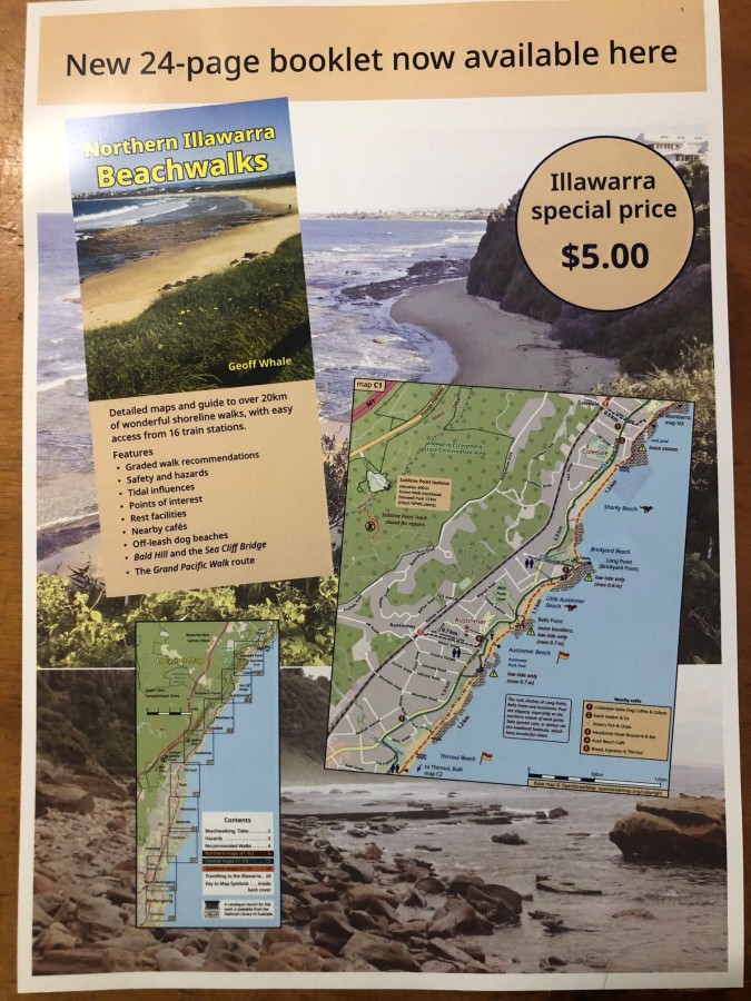 Northern Illawarra Beachwalks Booklet by Geoff Whale