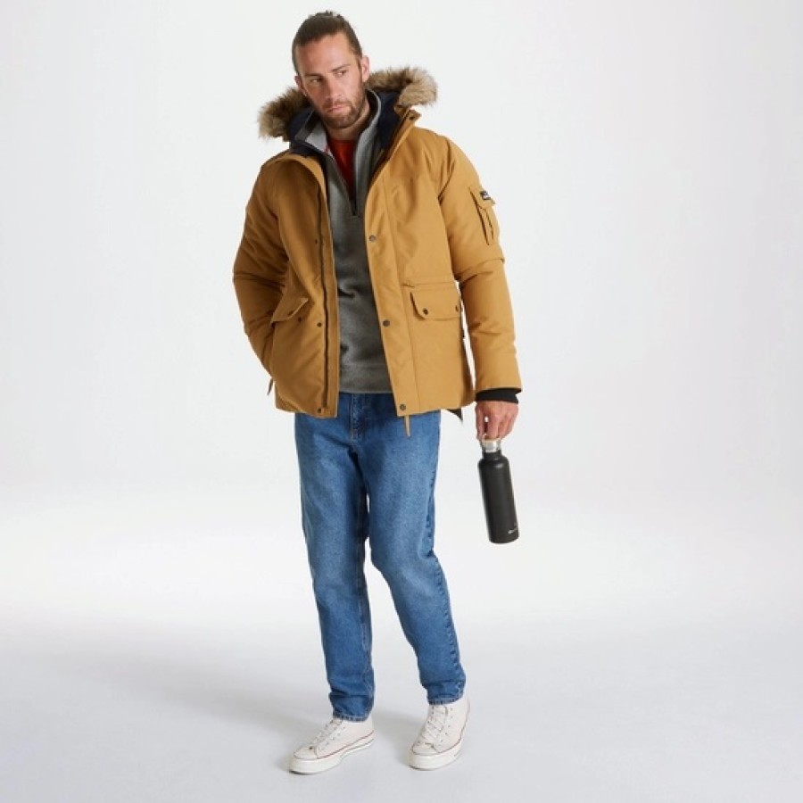 Craghoppers Men’s Waterproof Wasenhorn Jacket Dark Raffia