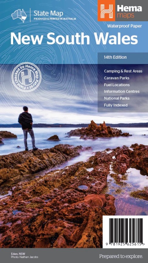 Hema New South Wales State Map Large W/P