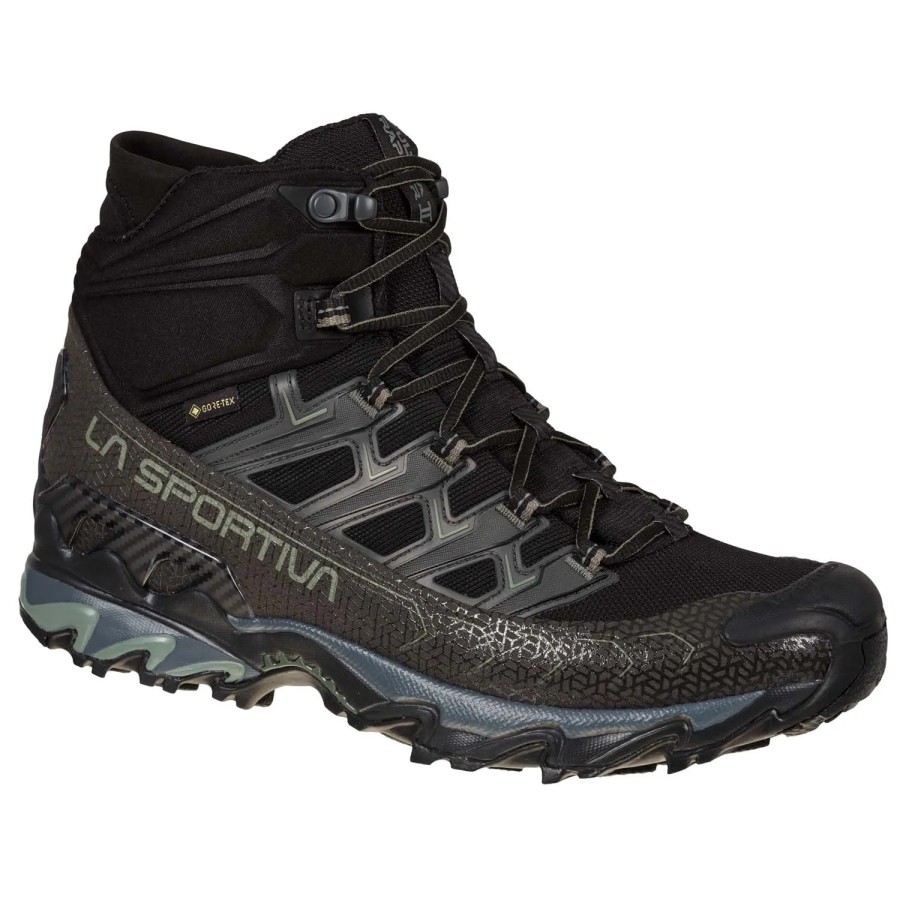 La Sportiva Ultra Raptor II Mid Wide GTX Black/Clay Hiking Footwear