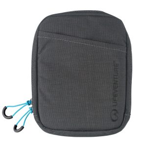 LifeVenture RFiD Travel Neck Pouch, Recycled, Grey