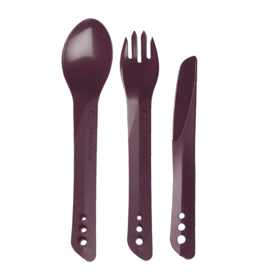 LifeVenture Cutlery Set Purple