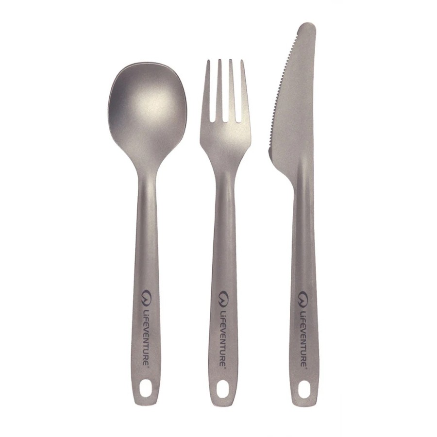 LifeVenture Superlight Titanium Cutlery Set 42g