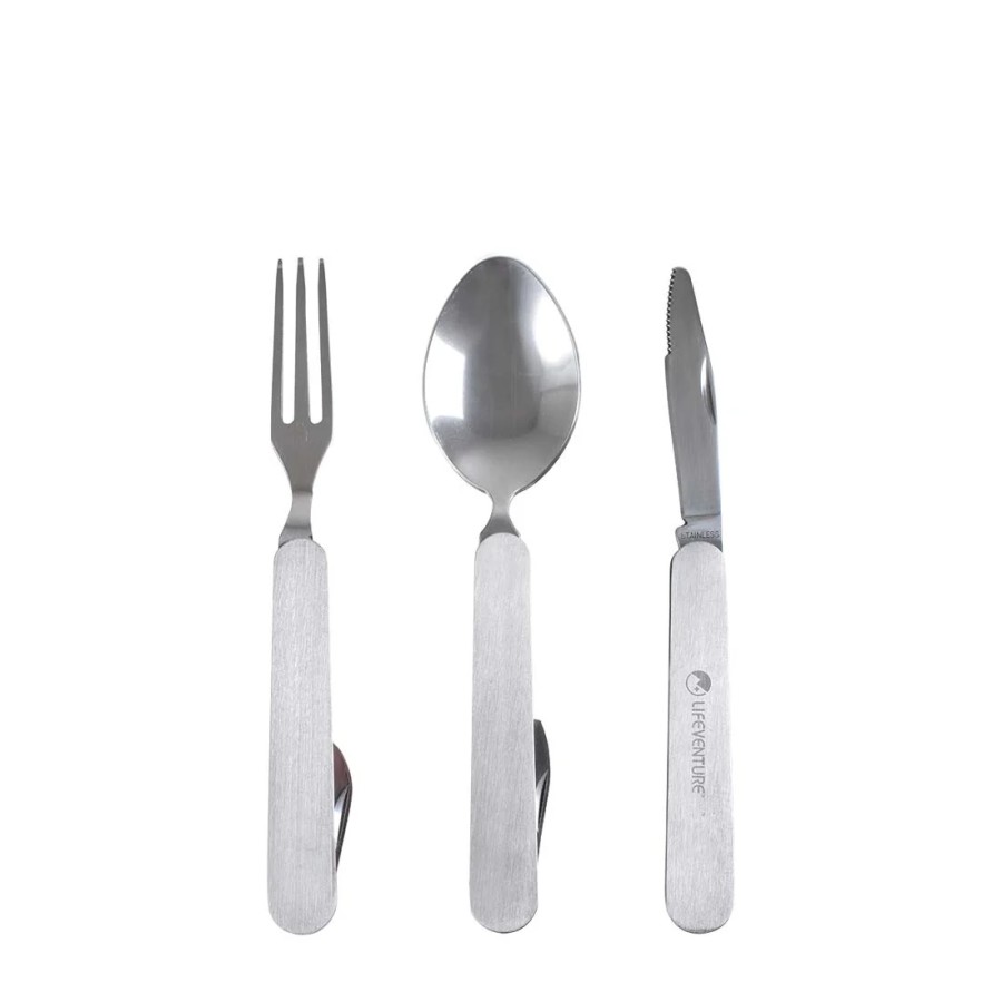 LifeVenture Stainless Steel Folding Cutlery Set