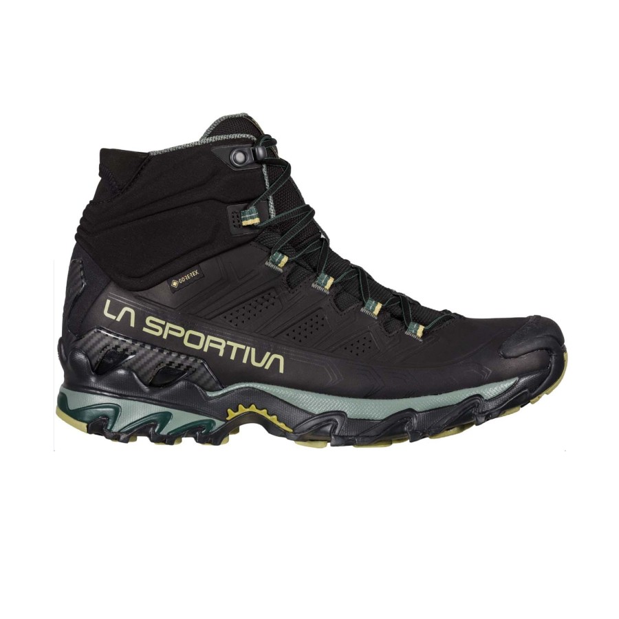 La Sportiva Ultra Raptor II Mid Leather Wide GTX Black/Cedar