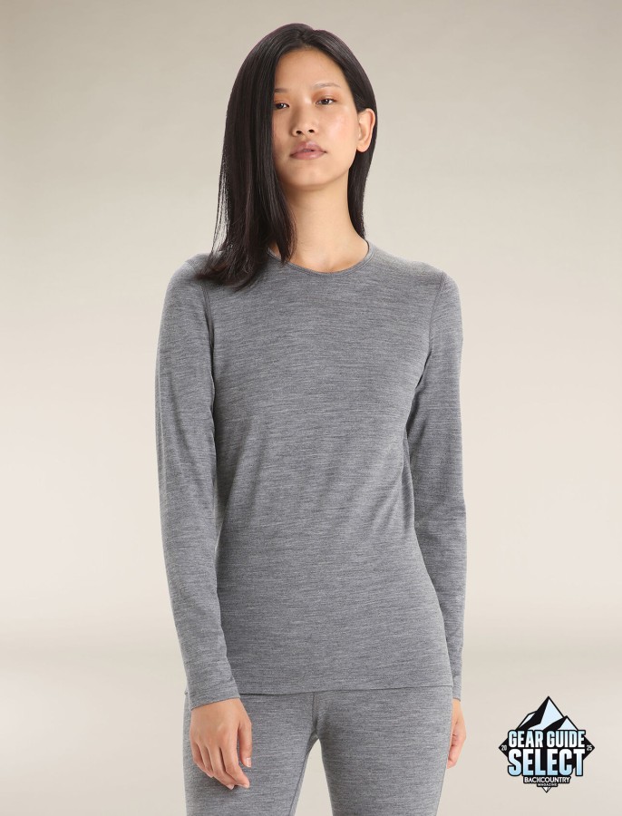 Icebreaker Women’s Merino 200 Oasis Long Sleeve Crewe Thermal Top
