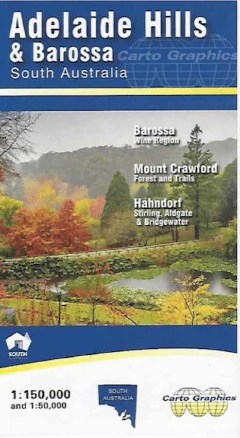 Adelaide Hills & Barossa Map