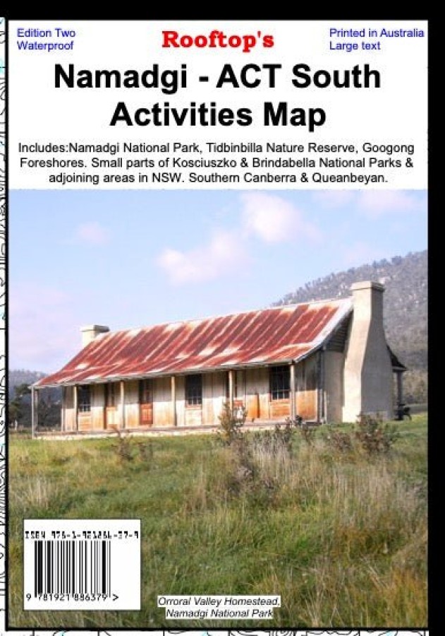 Namadgi – ACT South Activities Map Rooftop