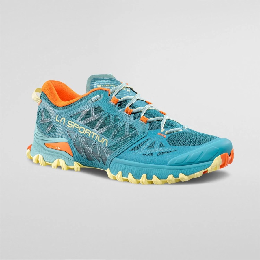 La Sportiva Bushido III Woman Mountain Running Shoe Everglade/Zest
