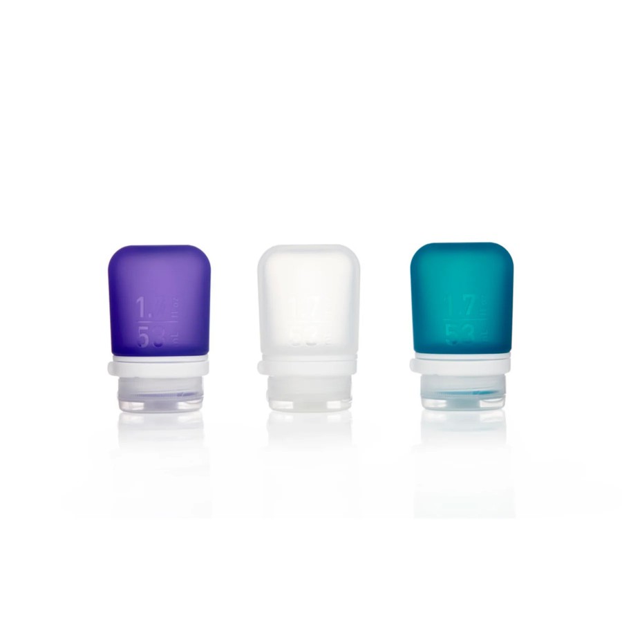 GoToob+ 53ml 3-Pack Small Clear/Purple/Teal