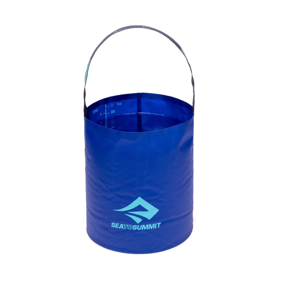 Sea to Summit Nylon Folding Bucket 10L Dark Blue RCS