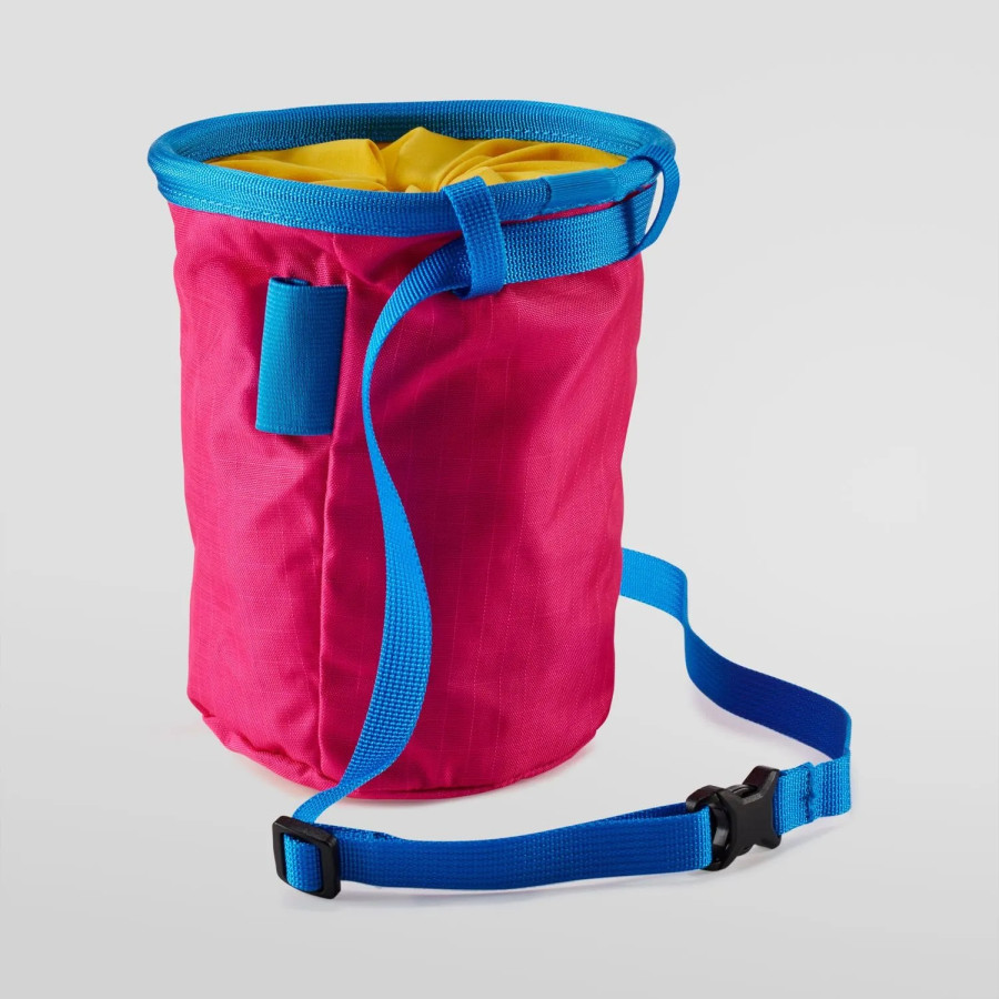 La Sportiva Granite Climbing on the Moon Chalk Bag Fucsia/Giallo