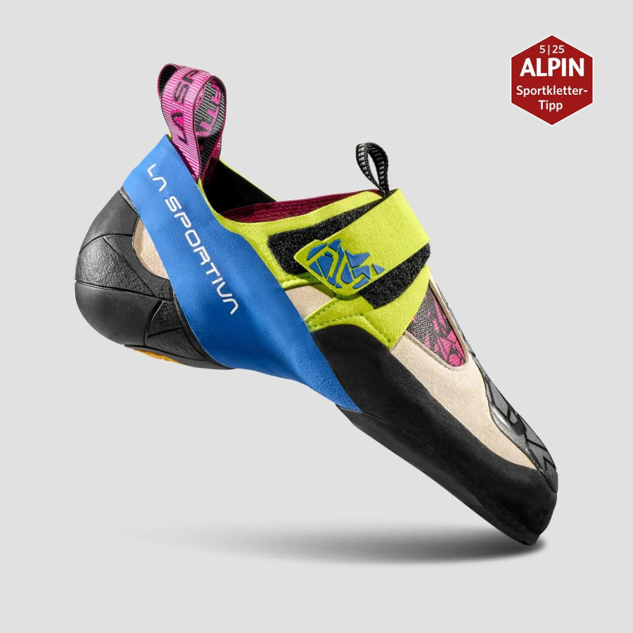 La Sportiva Skwama Woman Apple Green/Cobalt Blue Climbing Shoe