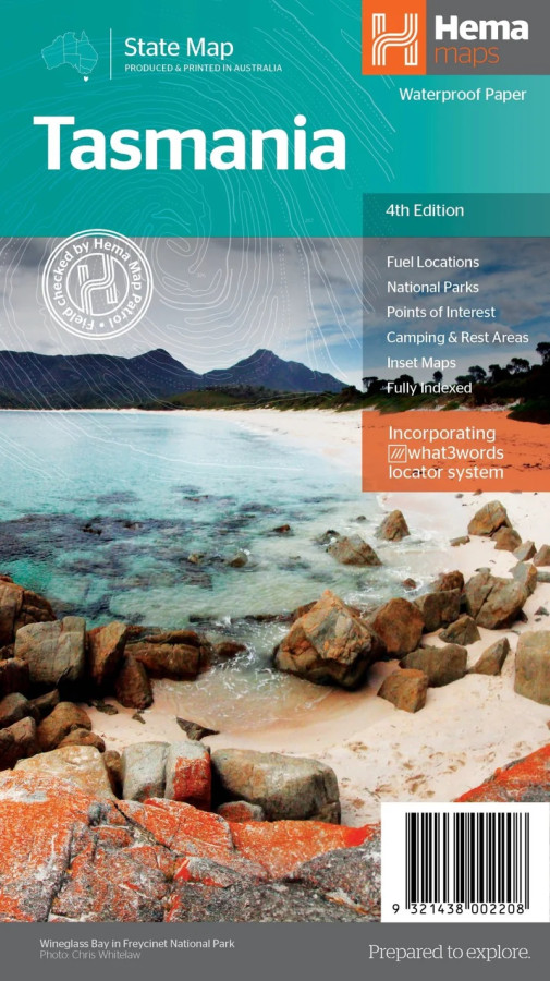 Hema Tasmania State Map Large